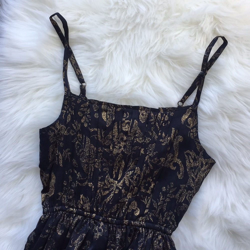 NWT Abercrombie and Fitch Blue Gold Dress